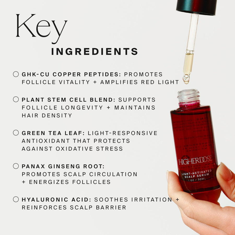 Light-Activated Scalp Serum