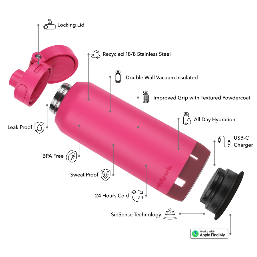 32 oz HidrateSpark PRO 2