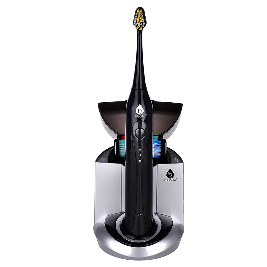 Deluxe Plus Electric Rechargeable Toothbrush with Built In UV sanitizer