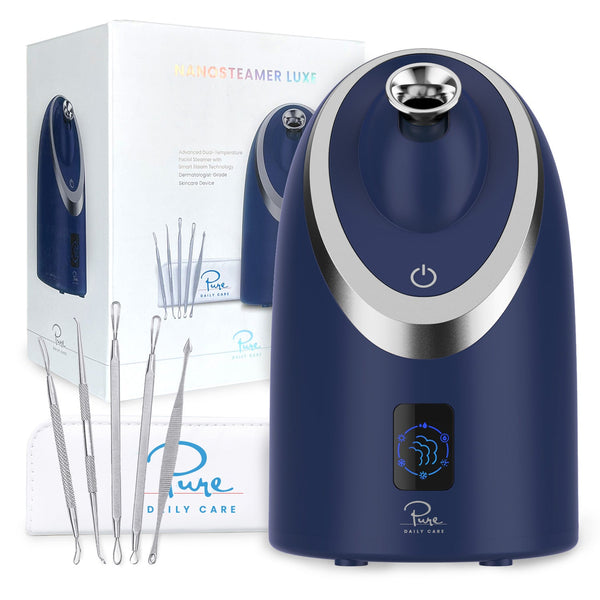 #Navy#Pure Daily Care NanoSteamer Luxe facial steamer