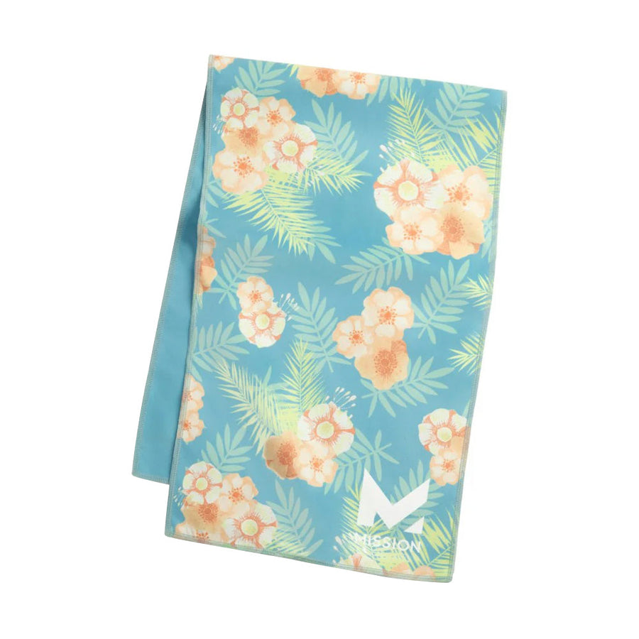 Original Cooling Towel (Copy) Towels MISSION Junglebird Bluebell 10" x 33"