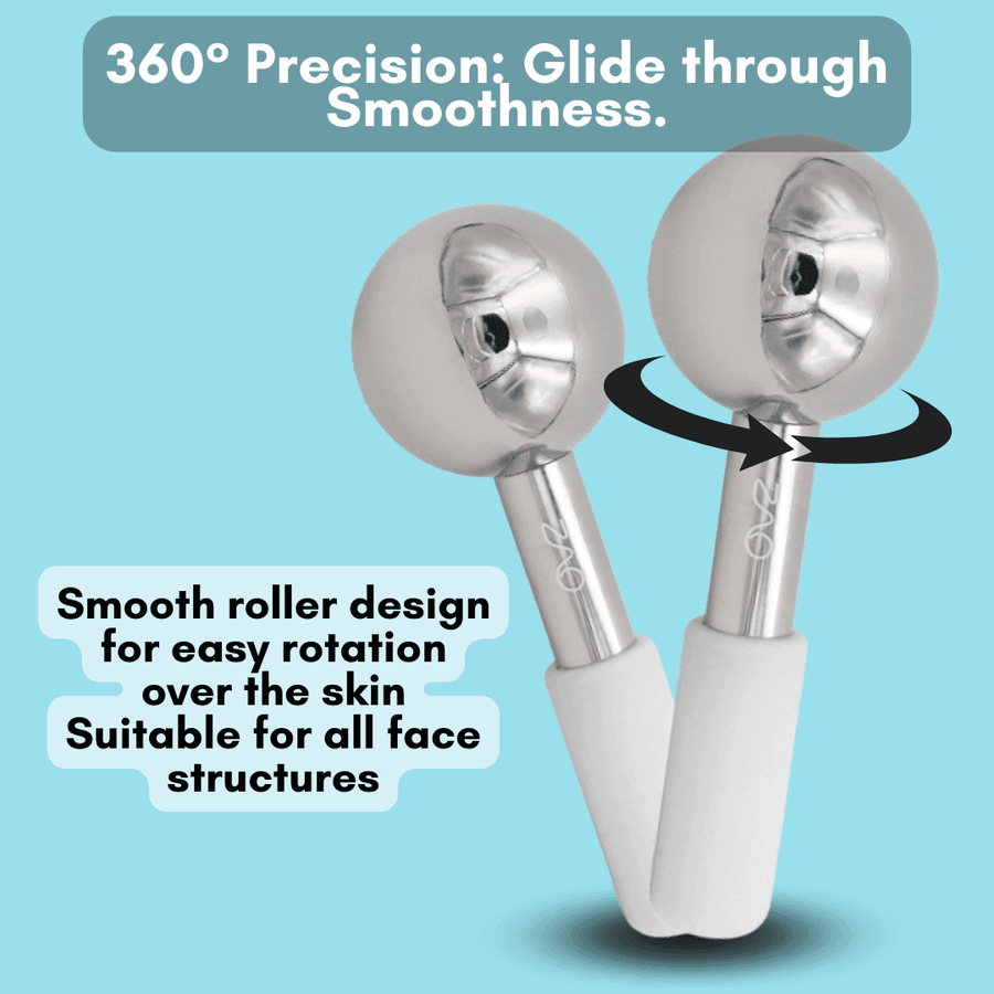 ZAQ Icy Steel Cryo Ice Globes: Ultimate Facial Cryotherapy Tool